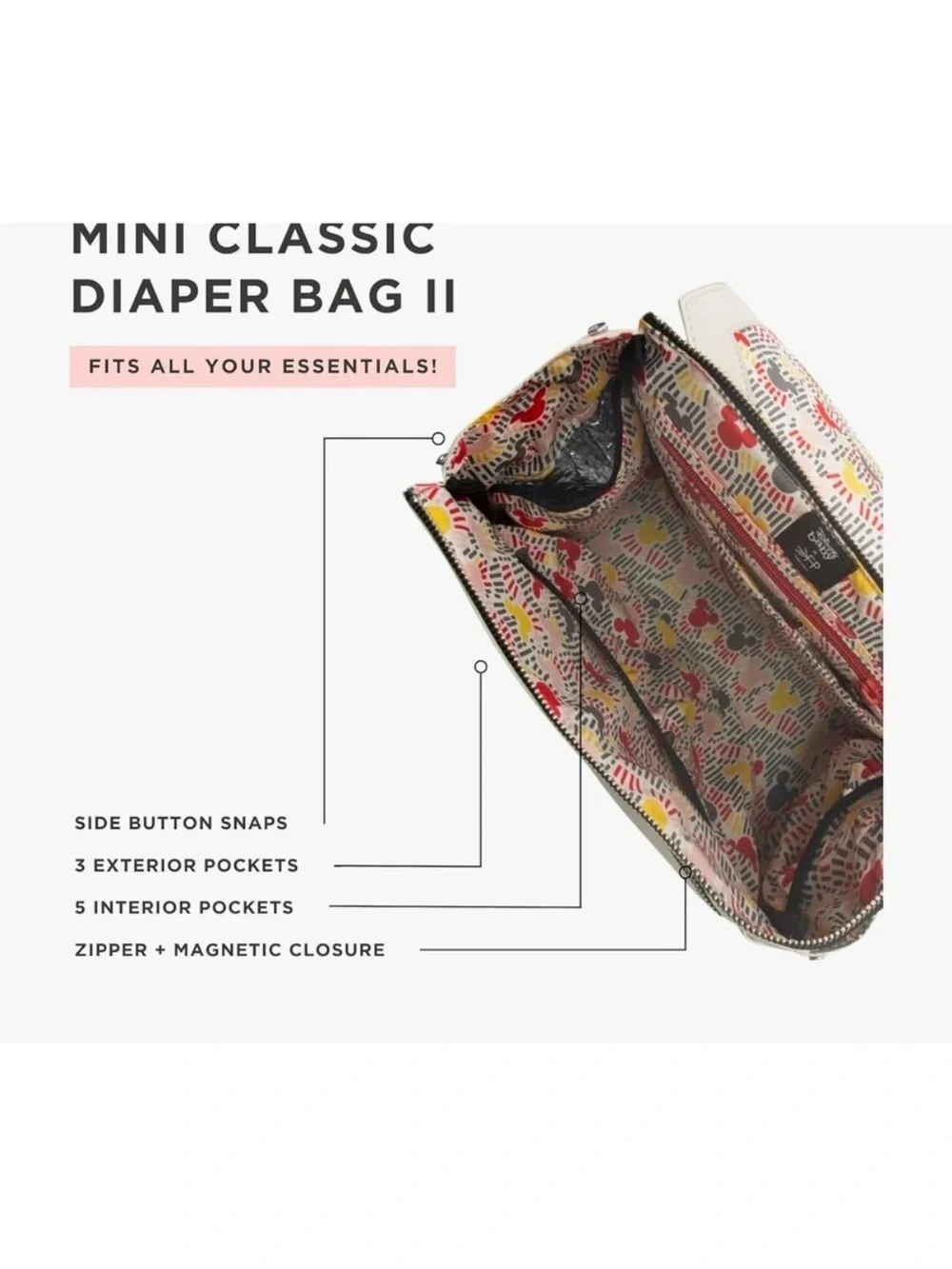 Disney Baby Diaper Bag by Freshly Picked